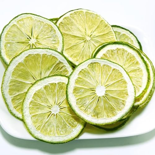 Dehydrated Lime Slices for Cocktails, Tea, Baking (100g)