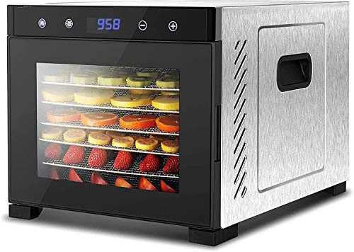 NutriChef Electric Food Dehydrator - 600-Watt Multi-Tier Jerky Maker