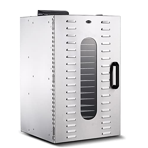 Iproods Stainless Steel Food Dehydrator with 20 Trays