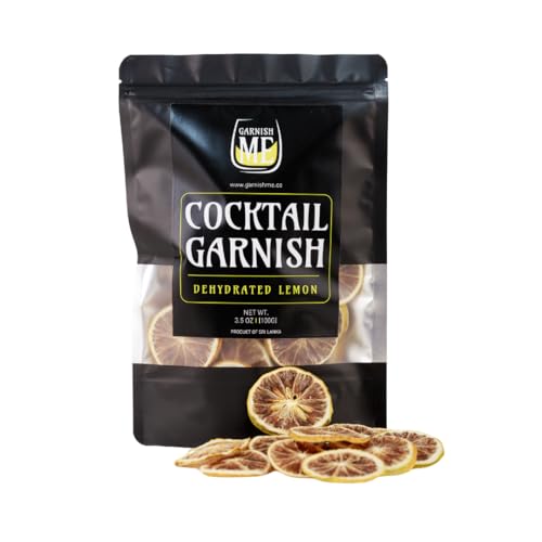Dehydrated Lemon Slices for Cocktail Garnishes | 3.5oz