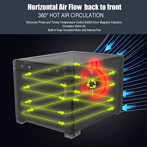 NutriChef 600-Watt Food Dehydrator with 6 Trays
