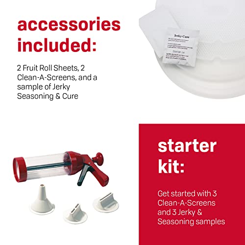 Nesco Snackmaster Dehydrator with Jerky Gun Kit, 6 Trays