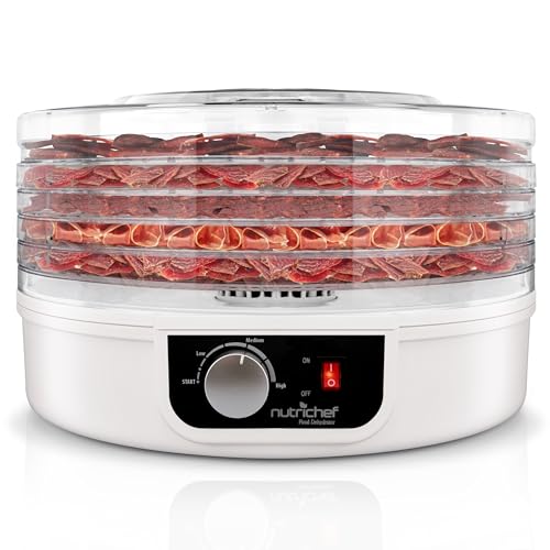 NutriChef Food Dehydrator - Dehydrate Beef Jerky & More