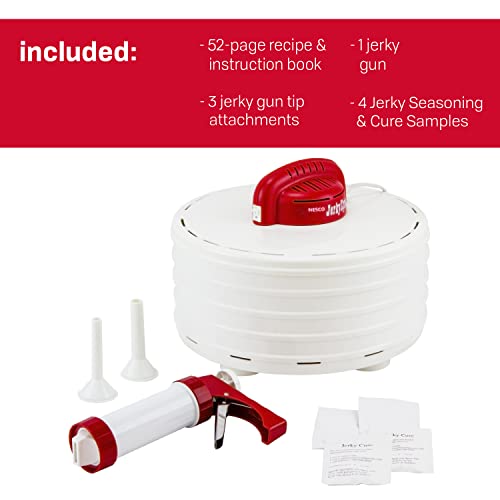 NESCO JerkyXpress Food Dehydrator, 4 Trays - White