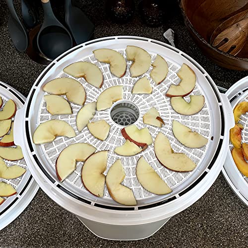 (8) Round Silicone Dehydrator Sheets, Non Stick Mesh