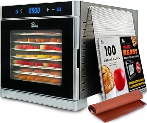 Denali BEAST 8-Layer Stainless Steel Dehydrator | 100 Recipes