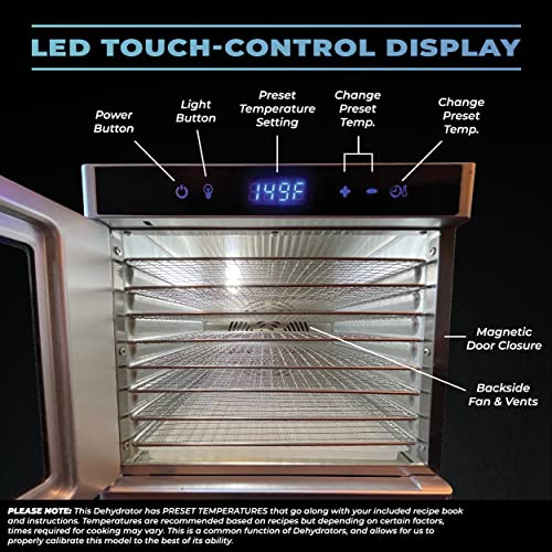 Denali BEAST 8-Layer Stainless Steel Dehydrator | 100 Recipes