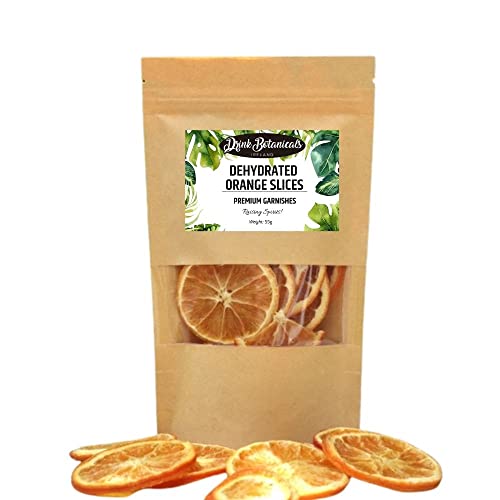 Dehydrated Dried Orange Slices Wheels | All Natural | Gluten Free | 1.76 OZ