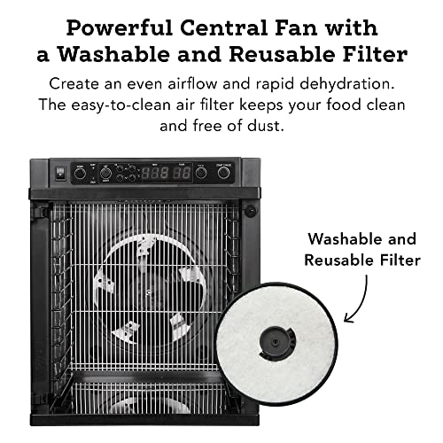 Tribest Sedona Express Digital Food Dehydrator in Black