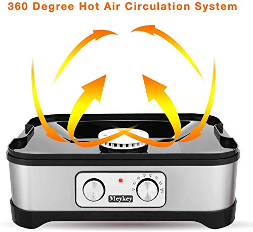 8-Tray BPA-Free Food Dehydrator for Raw Foods