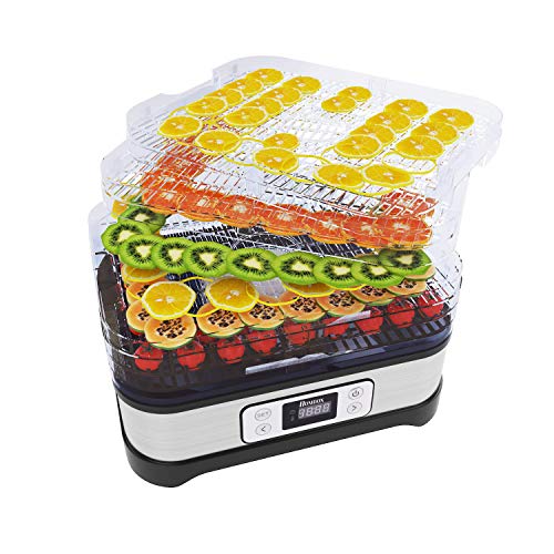 400W Electric Dehydrator Machine with 8 Trays, Digital Timer