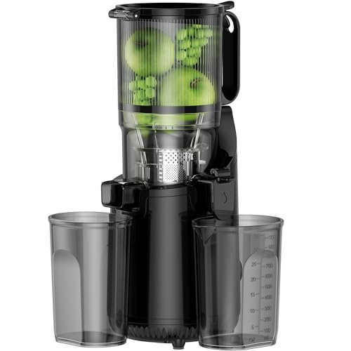 Amumu Cold Press Masticating Juicer with Extra Large Chute