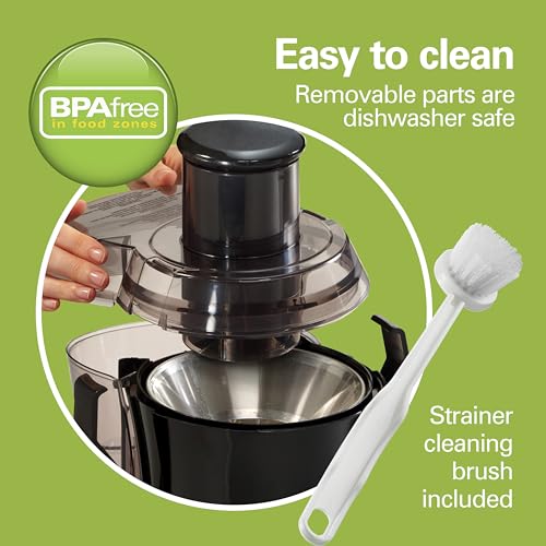 Hamilton Beach Big Mouth Juicer: Whole Vegetable Extraction