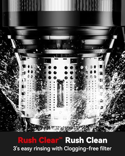 LINKChef Slow Masticating Juicer, Cold Press, 4.35" Chute, 42oz