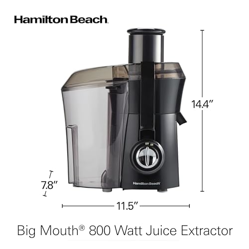 Hamilton Beach Big Mouth Juicer: Whole Vegetable Extraction