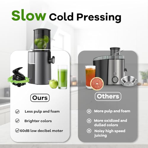 Master Cold Press Juicer with Extra Large Chute