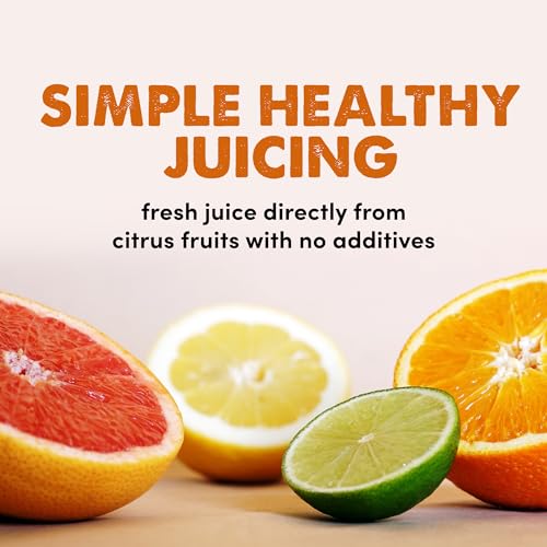 Elite Gourmet BPA-Free Electric Citrus Juicer, Compact, Large