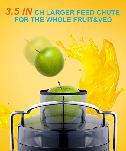 600W Juicer with Wide Chute for Whole Fruits-Veg