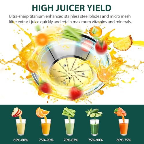 KOIOS 1300W Centrifugal Juicer with 3" Feed Chute