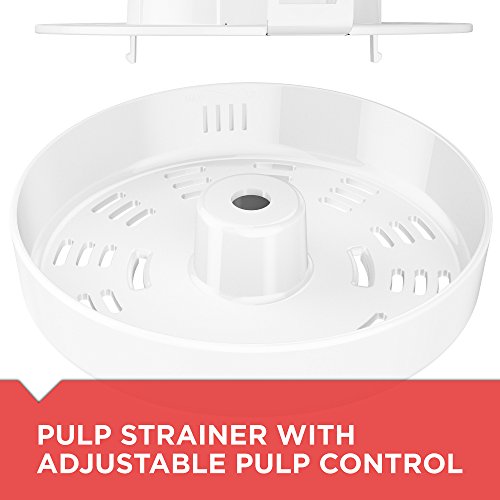 BLACK+DECKER 32oz Citrus Juicer, White, CJ650W, Compact