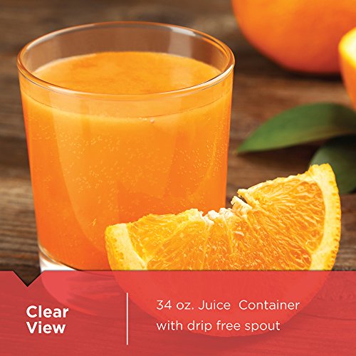 BLACK+DECKER 32oz Citrus Juicer, White, CJ650W, Compact