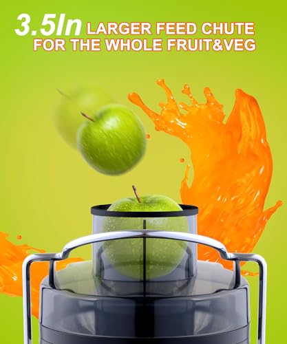600W Juicer Machine with Wide Chute and 3 Speeds