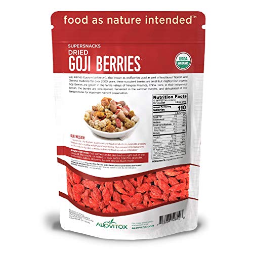 16 oz Organic Goji Berries | Vegan, Gluten-Free, Raw
