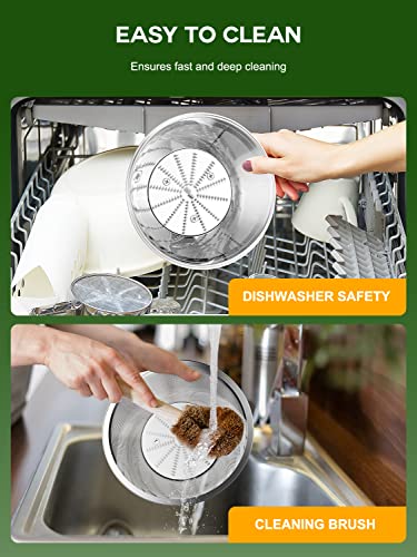 500W Juicer with 3” Wide Mouth for Whole Fruits