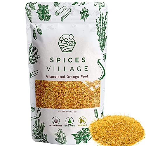 Orange Peel Granules for Baking, Cooking, and Tea