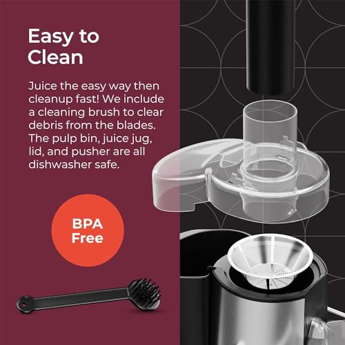 Mueller Ultra Power Juicer: Easy Clean, Wide Chute