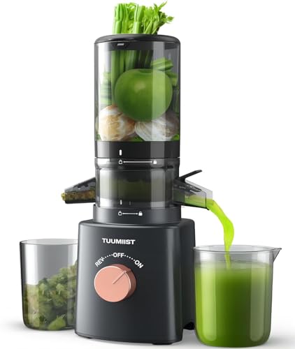 TUUMIIST Cold Press Juicer with Large Feed Chute