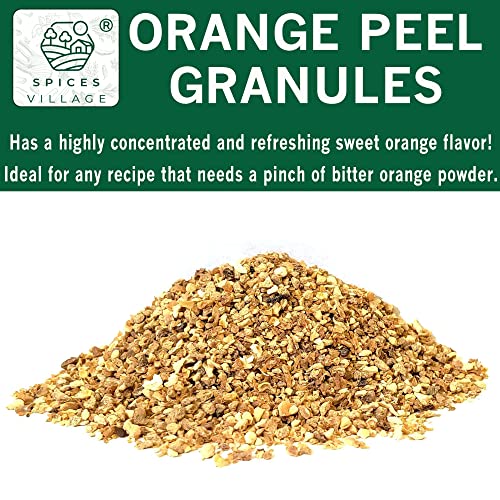 Orange Peel Granules for Baking, Cooking, and Tea