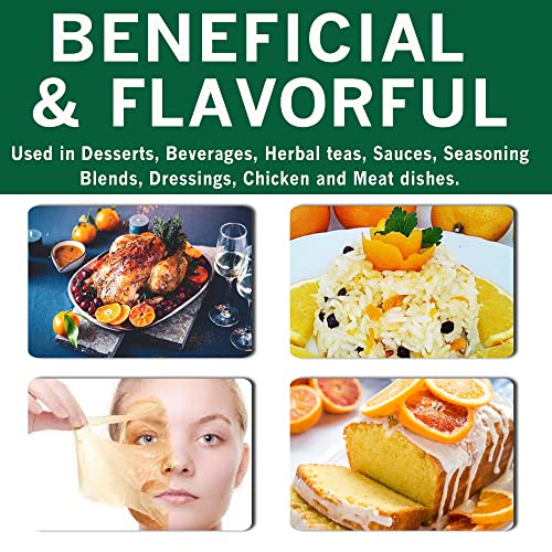 Orange Peel Granules for Baking, Cooking, and Tea