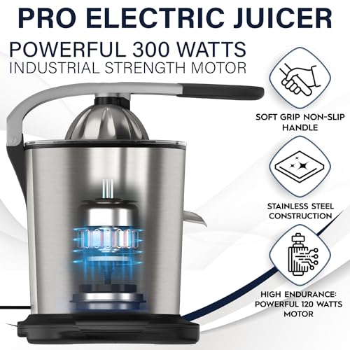 Eurolux Electric Citrus Juicer Power Pro - ELCJ-3000