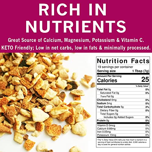 Orange Peel Granules for Baking, Cooking, and Tea