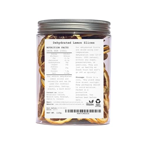 Dehydrated Lemon Slices Wheels | 100% Natural | 110g