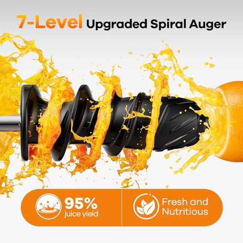 Easy Clean Cold Press Juicer for Veggies and Fruits