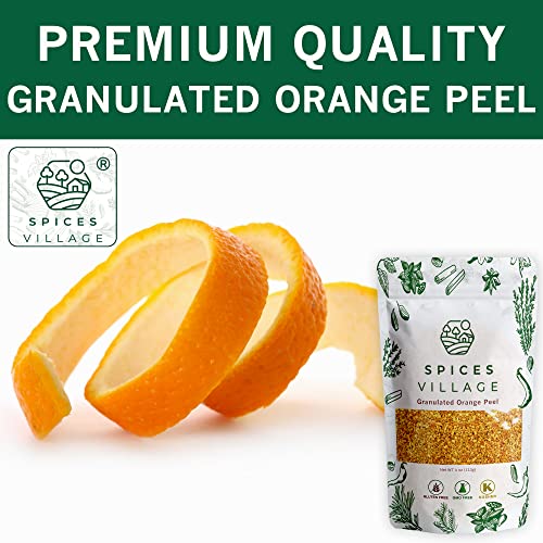 Orange Peel Granules for Baking, Cooking, and Tea