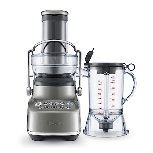 Breville Bluicer Blender Juicer, Smoked Hickory Finish