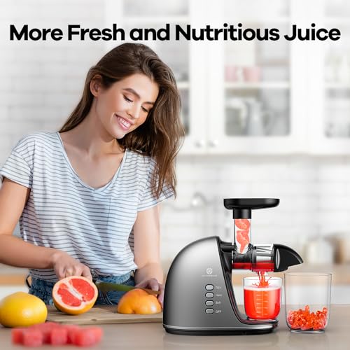 Easy Clean Cold Press Juicer for Veggies and Fruits