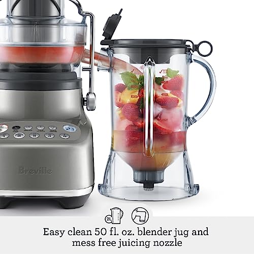 Breville Bluicer Blender Juicer, Smoked Hickory Finish