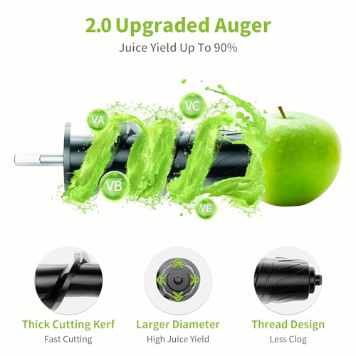 Aeitto Cold Press Juicer with Wide Chute