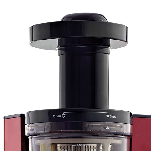 Omega VSJ843QR Masticating Juicer, Compact Cold Press, Red