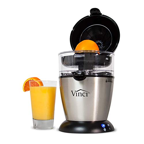 Vinci Hands Free Electric Citrus Juicer - Black/Stainless