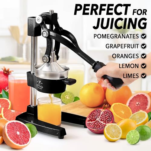 Zulay Kitchen Heavy-Duty Cast-Iron Orange Juice Squeezer