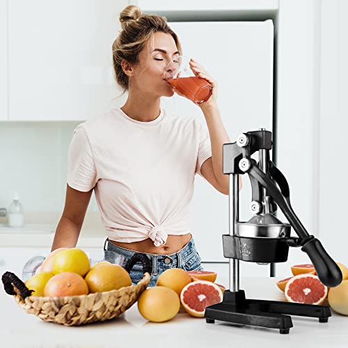 Zulay Kitchen Heavy-Duty Cast-Iron Orange Juice Squeezer