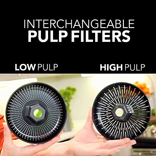 Vinci Hands Free Electric Citrus Juicer - Black/Stainless