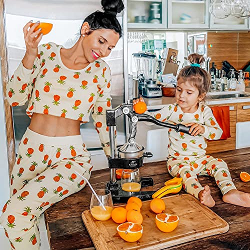 Zulay Kitchen Heavy-Duty Cast-Iron Orange Juice Squeezer