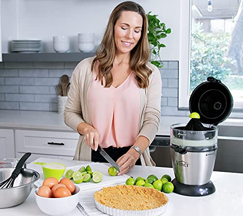 Vinci Hands Free Electric Citrus Juicer - Black/Stainless