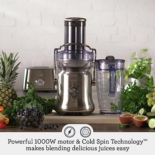 Breville Cold Plus Juice Fountain - Brushed Stainless Steel